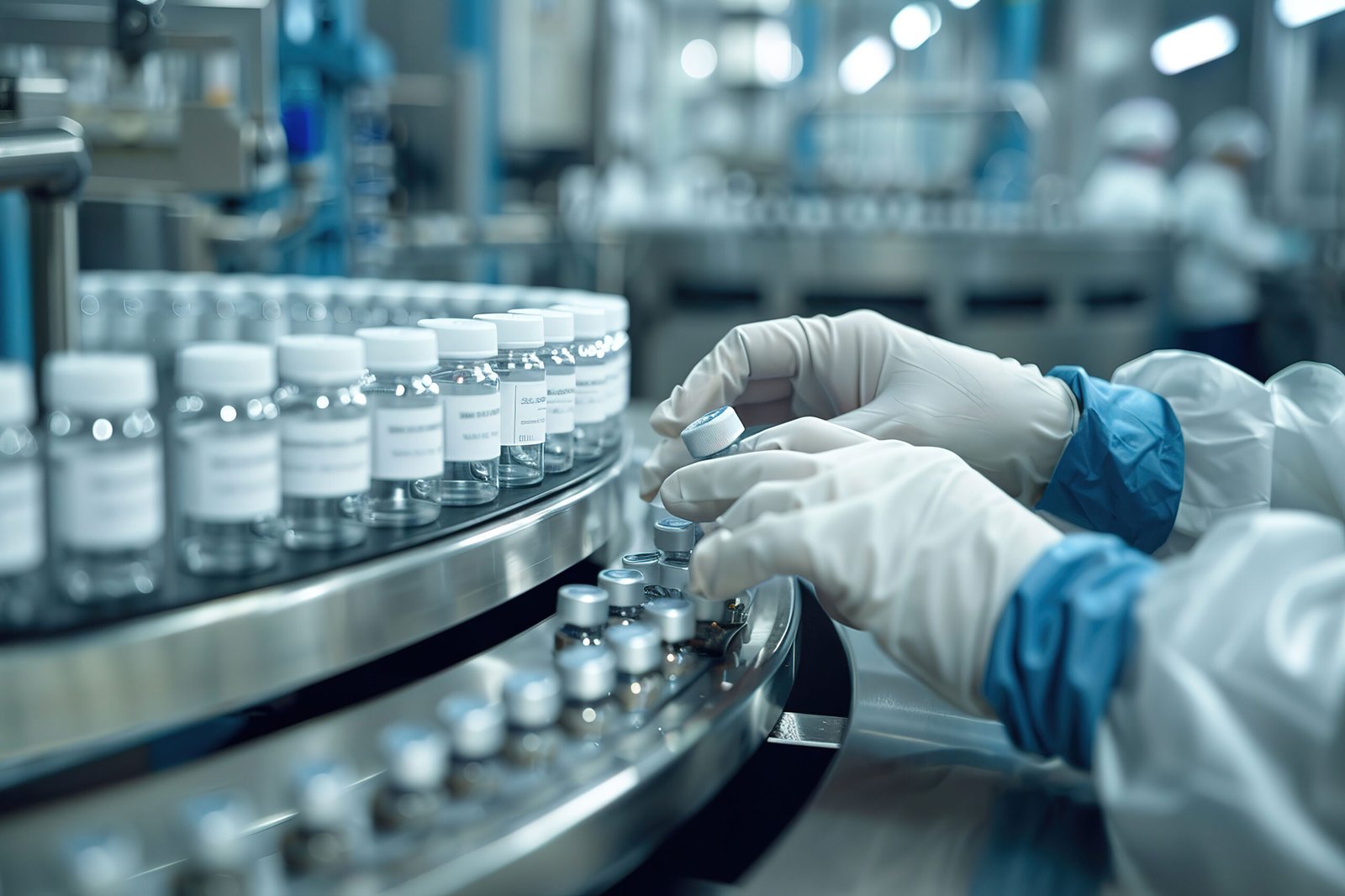Pharmaceutical production laboratory